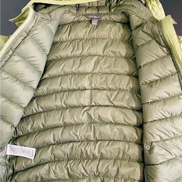 Eddie Bauer StratusTherm Goose Down Puffer Jacket Convertible Vest DWR 650 Fill - Picture 12 of 16